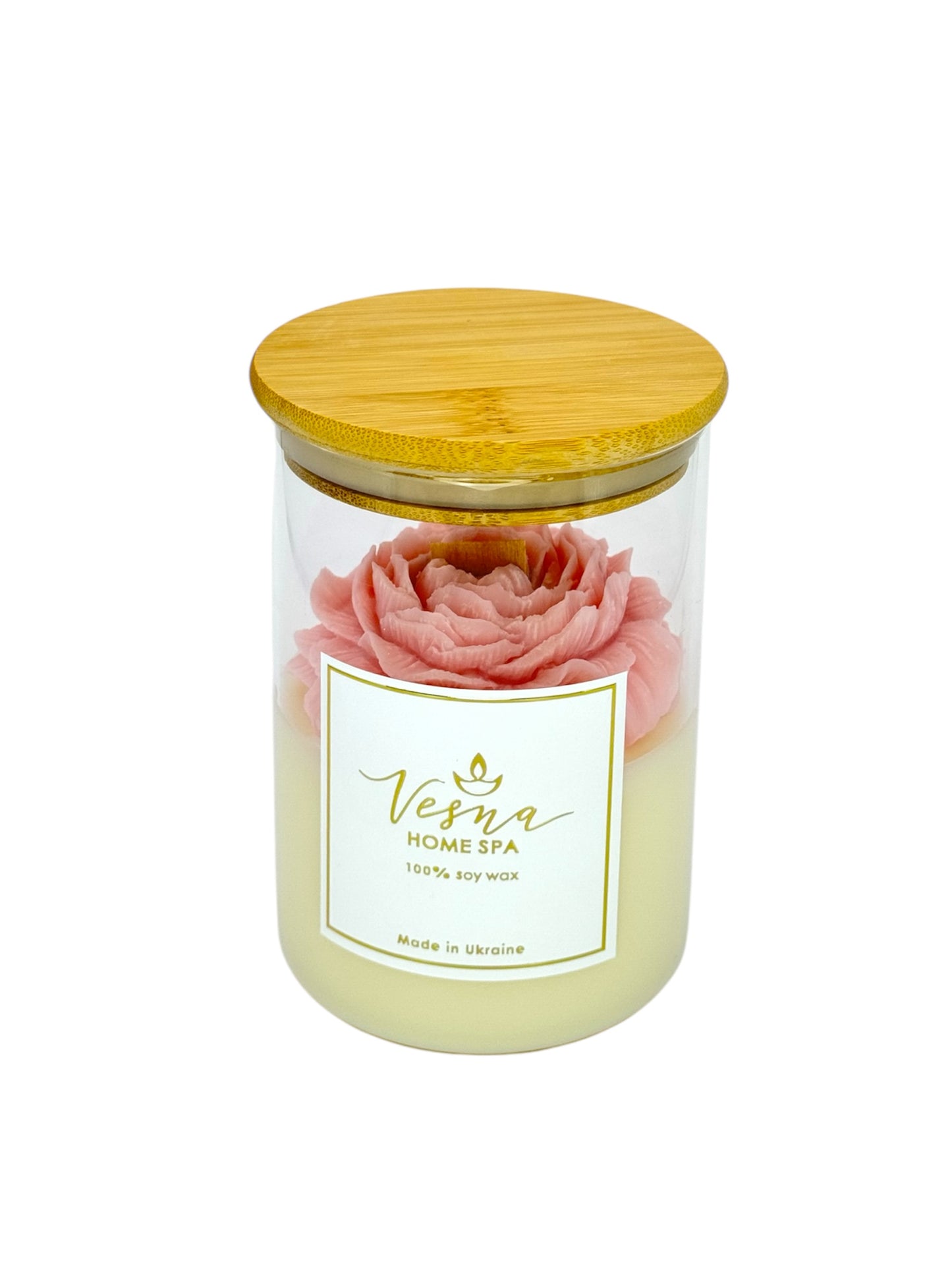 Парфумована свічка Ніжна півонія